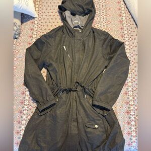 Spyder Black Hooded Jacket